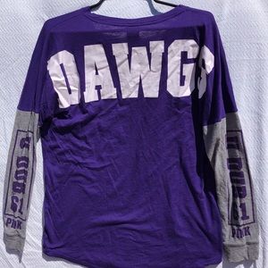 VS Pink University of WA Huskies shirt